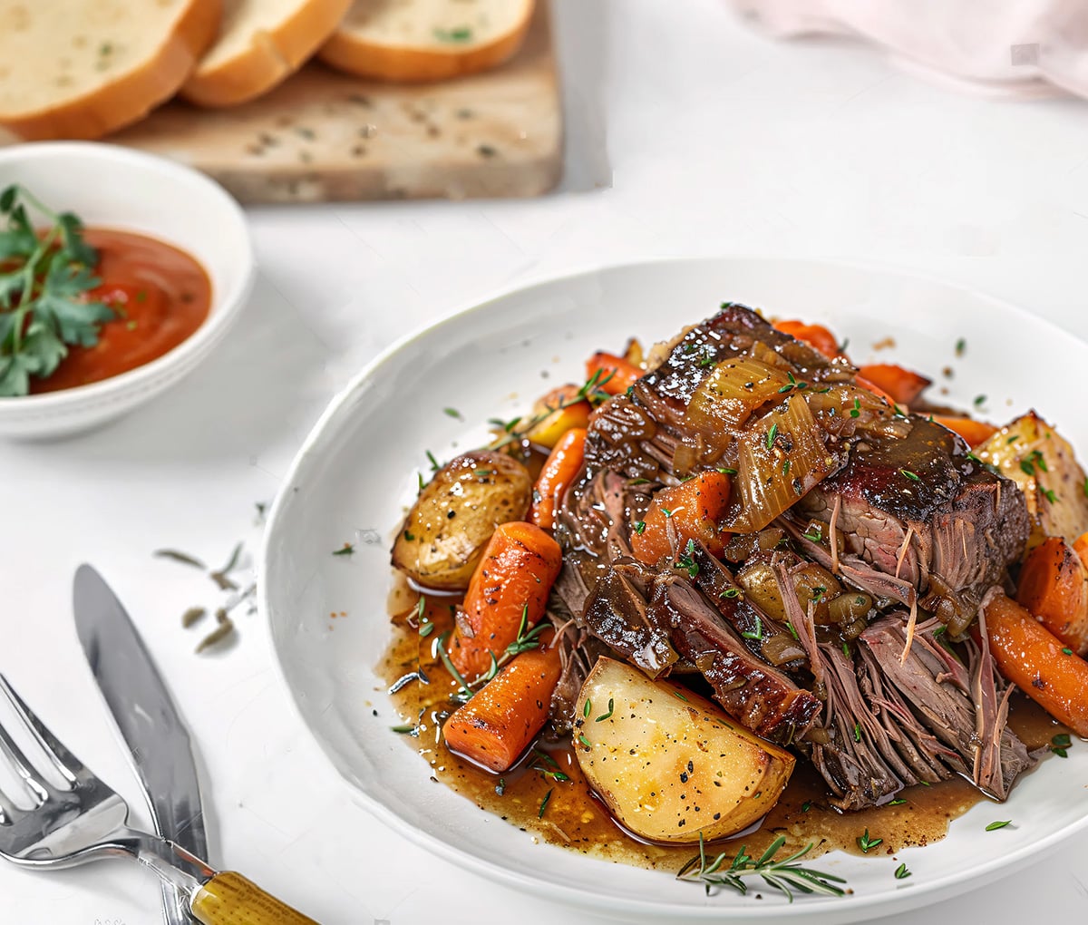Sycamore Ridge Chef Created Meals, chef garnishing a plate.
