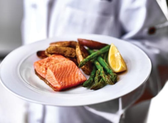 Sycamore Ridge salmon dish